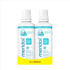 meridol Mundspülung 2x400ml – antibakterieller Effekt für gesunde Zähne & Zahnfleisch, ohne Alkohol