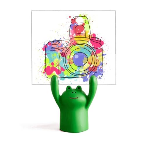 Support coloré pour appareil photo grenouille finition graffiti street culture haut de gamme