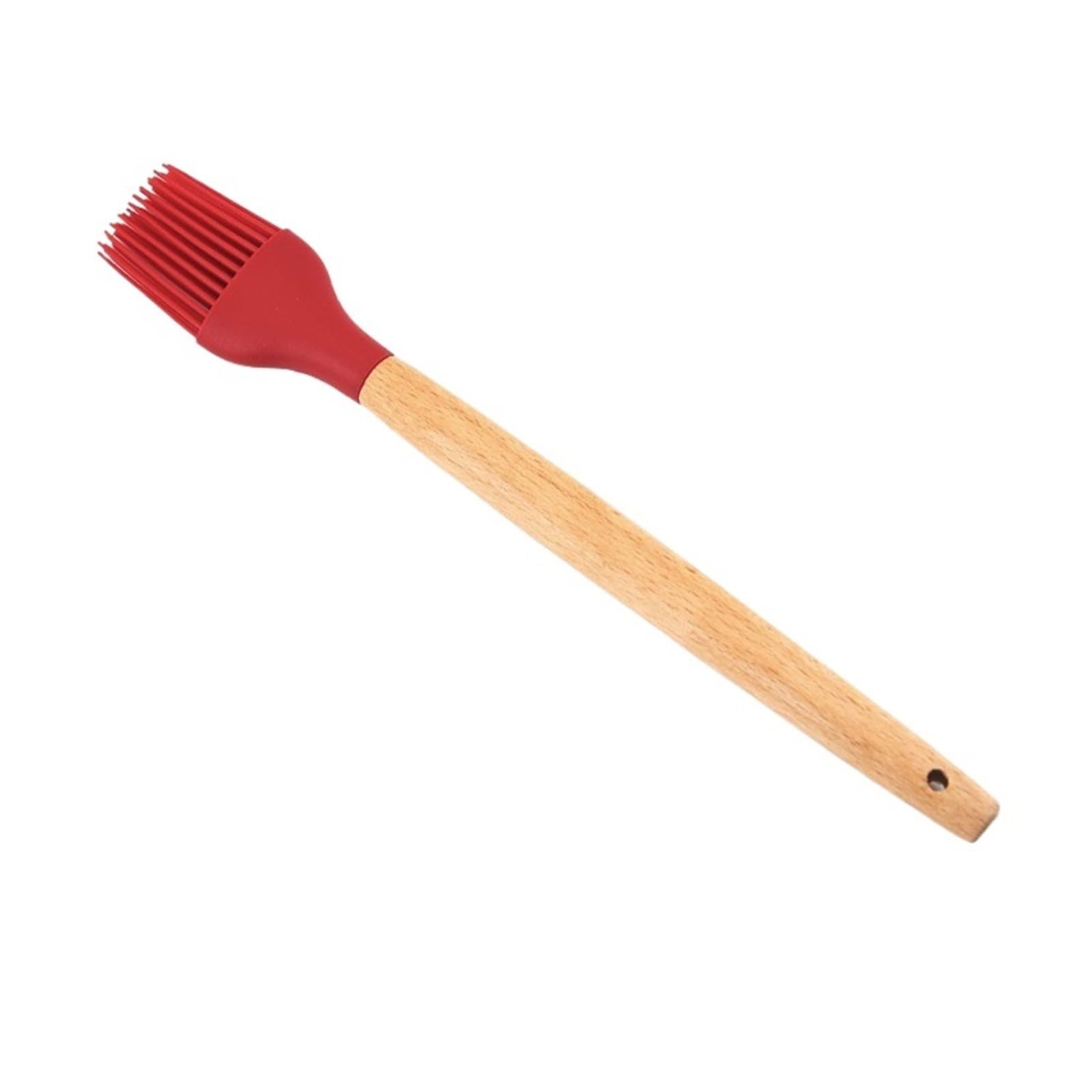 100Pcs/Lot Silicone BBQ Oil Basting Brush With Wood Handle Cake Bread Cream Cooking Brushes Baking Barbecue Kitchen Accessories