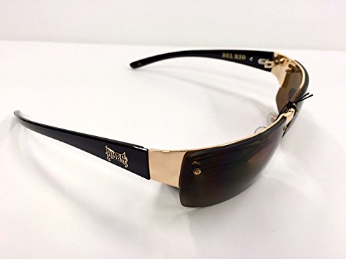 Authentic Shades Del Rio Gold Brown Metal Sunglasses Cali Lowrider Style3