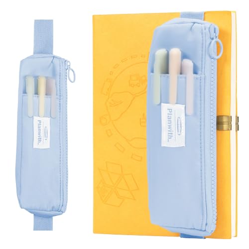 Porte-stylo pour ordinateur portable à bande réglable, pochette fine