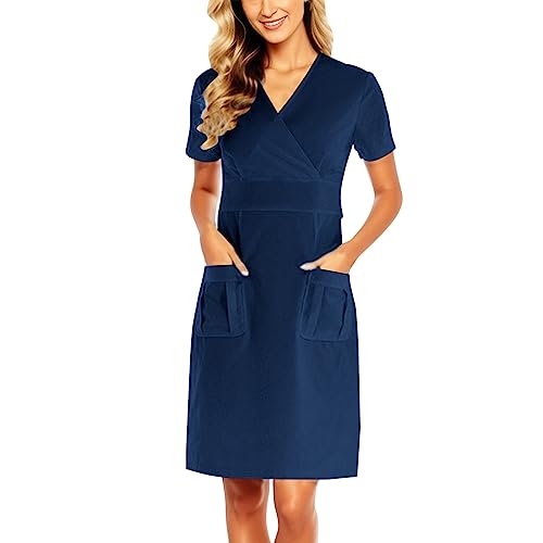Robe de femme casual chic avec pochette pour journées de travail actives