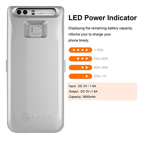 Custodia Batteria Huawei P9, Moonmini® per Huawei