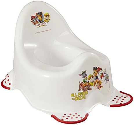 keeeper Paw Patrol Baby Potty, From 18 Months Up to 3 Years, Anti-Slip Rubber Feet, Adam, White