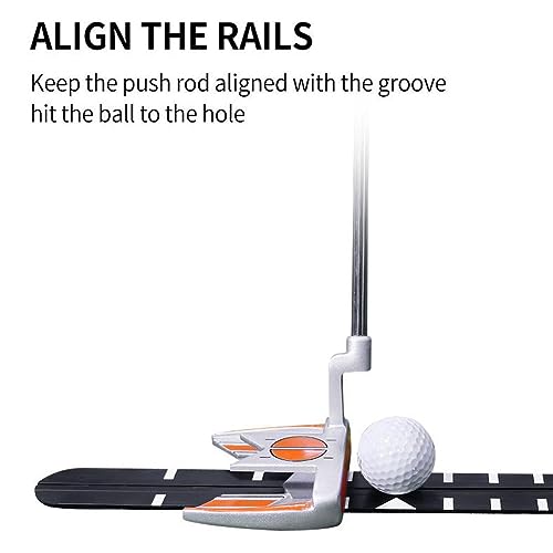 Règle droite de putter améliorant la précision et la distance de golf - 4