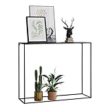 VIELSEITIG: Sie können den Konsolentisch als Sideboard im Wohnzimmer, als praktische Ablage im Schlafzimmer, oder zum Präsentieren von Blumen und Pflanzen im Flur nutzen.