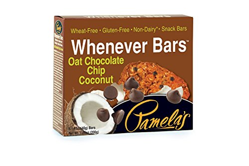 Pamela's Oat Chocolate Chip Coconut Whenever Bars 7.05 OZ(Pack of 3)