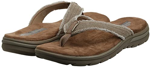 Skechers Usa Men's Bosnia Flip-Flop,Tan,11 M Us #TOP7
