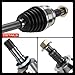 A-Premium Front Left Driver Side CV Axle Shaft Assembly Compatible with Chevrolet Impala 2014-2020, Malibu 2013-2015 & Buick LaCrosse 10-16, Regal 14-16, Allure 2010 & Cadillac XTS 13-17, 2.0L 3.6L