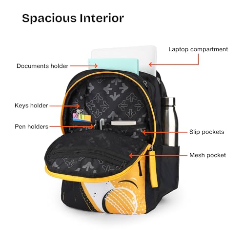Image of Nasher Miles Polyester Laptop Backpack | Ideal for College, School, Office & Travel | Men, Women, Boys, Girls