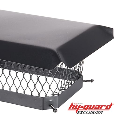 image for HY-Guard Galvanized Steel Chimney Cover - HY-C Black Chimney Cap, Sing