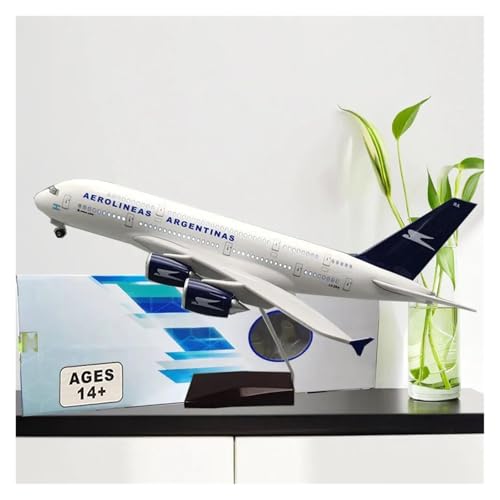 Modelo de avión Airbus 380 47CM metal fundido gran detalle para aficionados 5