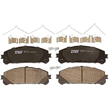 TRW Pro TRC1324 Disc Brake Pad Set For Toyota Highlander 2008-2019, Front, And Other Applications