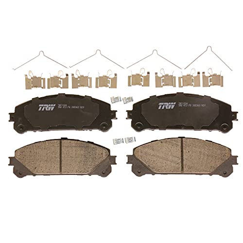 Trw Pro Trc1324 Disc Brake Pad Set For Toyota Highlander 2008-2019 Front And ...