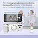 COMTOK MOCA Fun Shot Magnetic Phone Grips Only for iPhone 17 All Models iOS26, iOS18 - No Need App Camera Grip Handle Holder Ergonomic Handle with Built-in Wireless Shutter & Anti-Slip Design