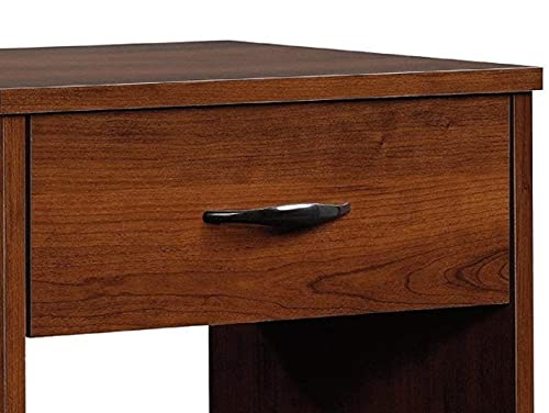 Image of STRATA FURNITURE Sheesham Wood Bedside Table with Drawer and Shelf Storage Wooden Night Stand for Bedroom Living Room Home (Honey Teak Brown Finish)