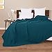 BOUTIQUO 100% Cotton Bed Blanket, Breathable Thermal Blanket Full - Queen Size, Soft Honeycomb Waffle Blanket 90