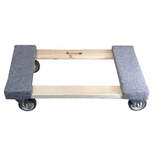 US Cargo Control 18 Inch x 30 Inch Carpeted Moving Dolly