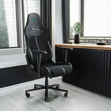 Razer Enki X Essential Gaming Chair, All-Day Comfort, Black