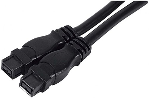 Câble FireWire 800 9/9 5m Noir