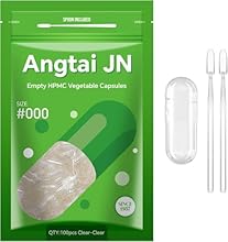 Convenient and easy to use: Empty capsules are designed to be easy to fill,sturdy enough to maintain, making it effortless to prepare your own custom supplements or medicines at home.Our vegetarian capsules are also compatible with capsule filling ma...