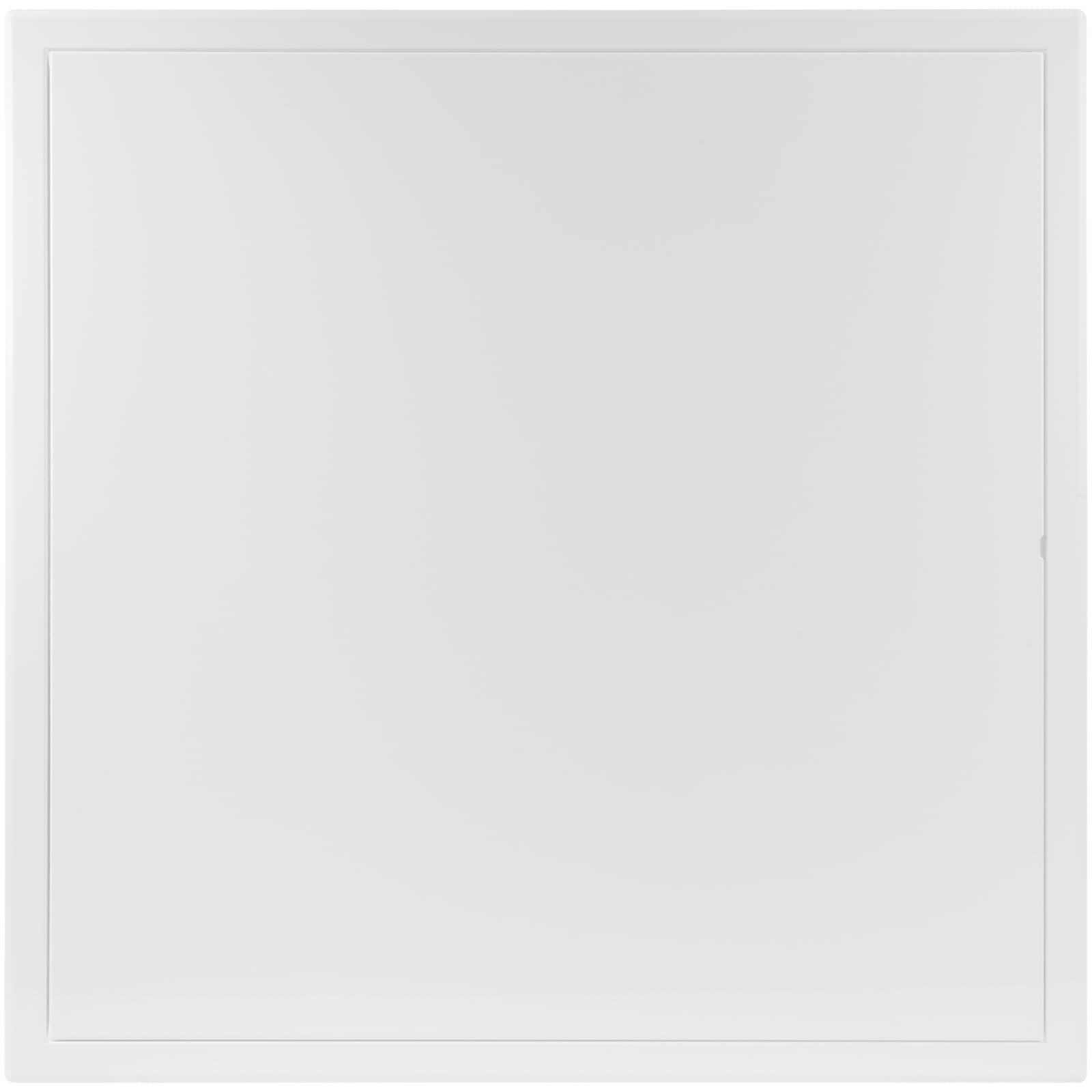 20" x 20" Inch Steel Access Panel Door (19.5x19.5) for Indoor Use - Opening Flap Cover Plate - Box Door Lock - Door Latch - Inspection Hatch - White Polymer Coating - Intended for Walls and Ceilings