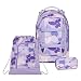Satch Pack Schulrucksack Set 3tlg. inkl. Schlamperbox und Sportbeutel (Lilac Blossom)