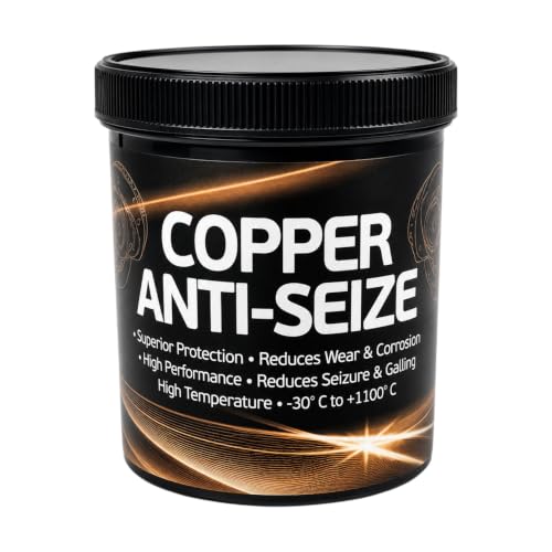 Image of Copper Grease 500g - Extreme Pressure Anti-Seize Assembly Compound, Copper Slip Paste for Brakes, Bolts, Studs, Spark Plugs & Exhausts, Protects to 1100°C