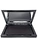 Z Palette Junior Mirror Black Empty Magnetic Makeup Palette with Clear Window