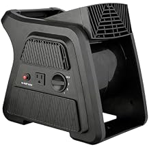 Pivoting 600 CFM High Velocity Floor Blower for Drying, Cooling, Ventilating, Exhausting, 300 Blowing Angle, 10AMP Outlet, Portable Carpet Dryer Fan for Home, Office, or Commercial Use