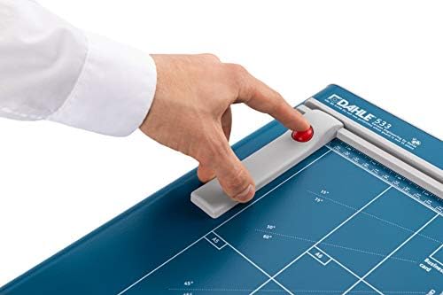Dahle 533 Guillotine Paper Cutter (Cutting Performance up to 15 Sheets / DIN A4) Blue