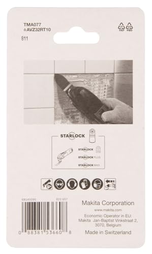 languette de ponçage HM RIFF TMA077 32x50 Starlock Makita B 65109 - vue 6