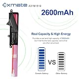 Exmate Bateria do laptopa A31N1519 do Asus X540 X540LA X540LJ X540S X540SA X540SC X540YA F540 F540L F540LA F540S F540SA F540Y R540 R540L 0LA R54 0S R540SA R540Y 2600mAh