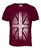 Bandera De Gran Bretaña Bandera Desteñida Hombre Estampado Moderno Camiseta Camiseta Top - algodón, Semilla de Anís, 100% algodón 100% Ringspun, Hombre, Chica