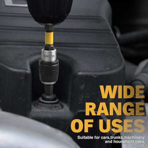 Image of Tamper Proof Torx Bit Set: 25 Pieces T5-T40 Torx Security Bits Set | Torque Star Bits with 2.5 inch Magnetic Extension Bit Holder and Storage Box | S2 Steel