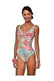  Livia Nancie Traje de baño de una Pieza, Rosa (Rose Azzura Zcu33), 45B para Mujer