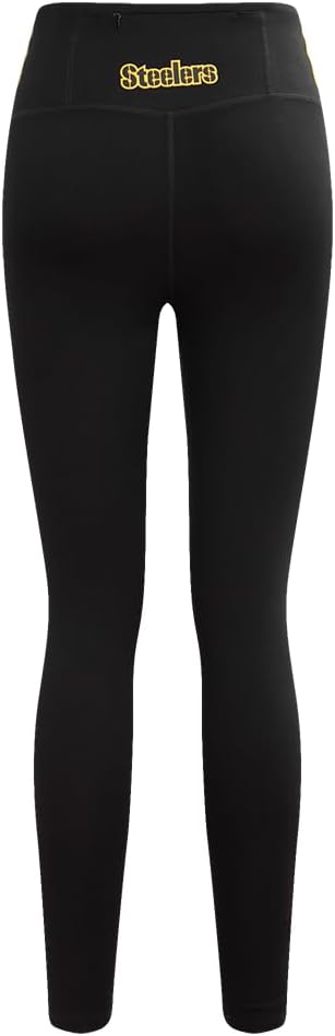 Pro Standard Womens NFL Pittsburgh Steelers Classic Chenille Legging Black XL
