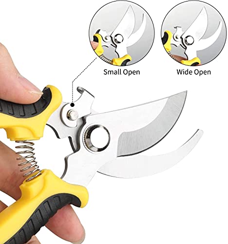 Pruning Shears Garden Scissors with Ergonomic Grip - Image 6