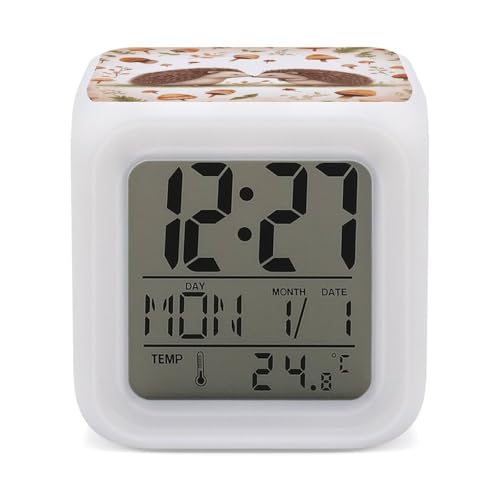 Color-Changing Hedgehog Alarm Clock (One Size)