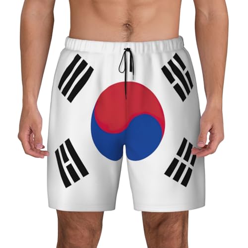 Short de plage homme anti frottement double couche, maillot Corée séchage rapide
