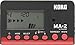 Korg MA-2 Digital Metronome for Orchestral Instruments w/ Large Display and 400-Hours Battery Life - Black/Red