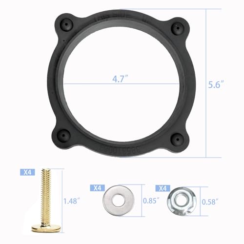 Image of VR Toilet Floor Flange Seal and Mounting Kit Compatible with Dometic Sealand VacuFlush 506+ 510+ 511H 706 806 2010 2011 606 647 648 709 1006 1008 1047 1048 Replaces Part 385310063