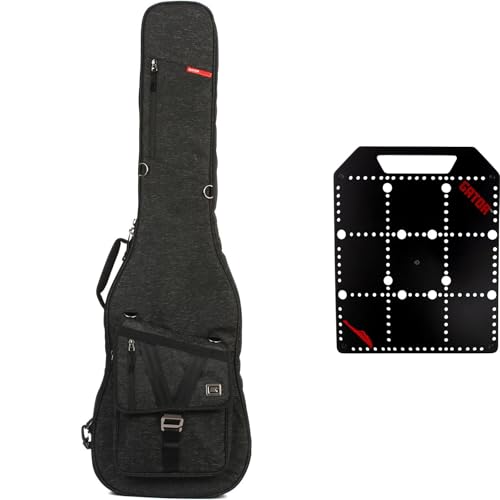 Gator Transit Bass Guitar Bag with Pocketboard - Charcoal Black