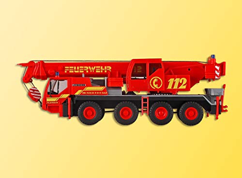 Kit Camion pompier Liebherr LTM 1054/4 Kibri : créez un diorama de secours au 1/87 ho