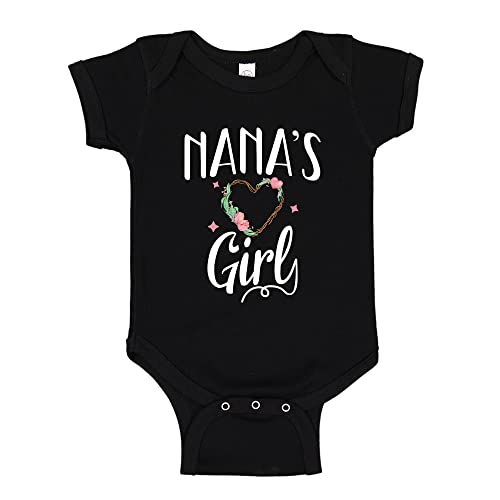 Nana's Girl Baby Bodysuit One Piece or Toddler T-Shirt Nana Baby Girl Clothes