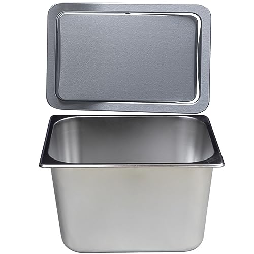 Caneca de basura empotrada de acero inoxidable 22.7 cm