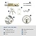 Forliggio All-New Deadbolt Door Lock Set, ANSI/BHMA Grade 3 Enhanced Security Entry Dead Bolt Level Door Locks for Exterior Front Doors, Satin Brushed Nickle