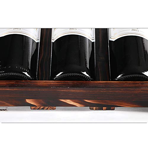 Soporte para 5 Botellas de Vino de Madera Maciza miniatura 4