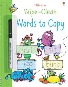 Paperback Words to Copy Wipe-Clean Book