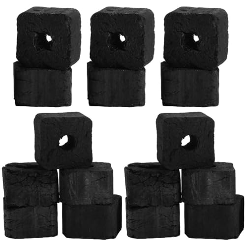 Happyyami Carbon Vegetal para Barbacoa Briquetas Ecológicas De Bambú 1 Bolsa De Pastillas Multifunción